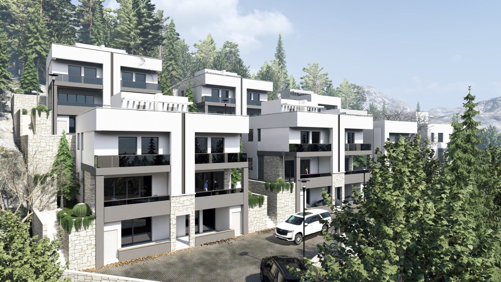 Exterior Render of Basloukit Hills