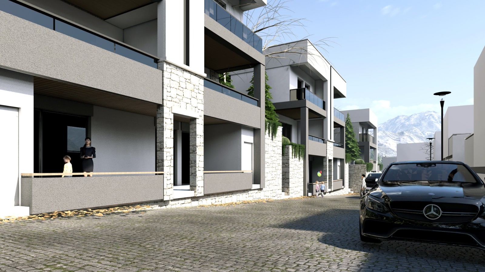 Exterior Render of Basloukit Hills