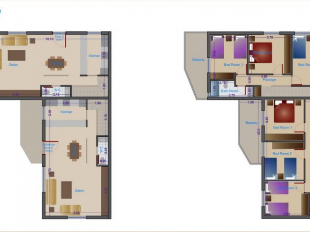 Al Marej - basloukit Block D plan